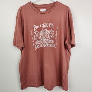 Frye And Co American Bootmaker Frontside Short Sleeve Graphic Tee XL